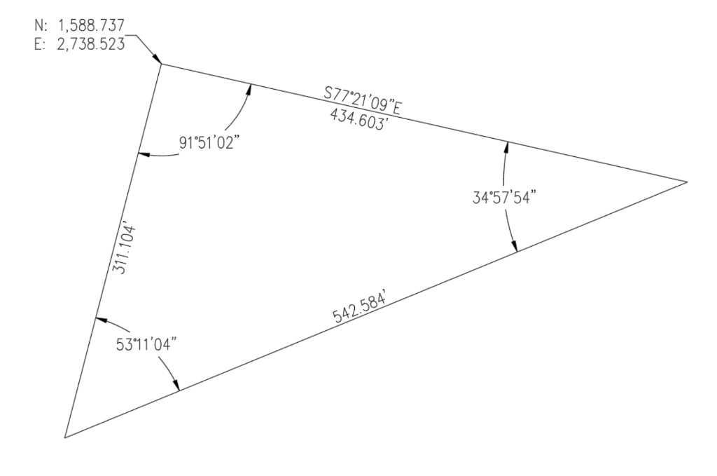 Solved Compute the Bearings & Azimuths (DMS & decimal) for