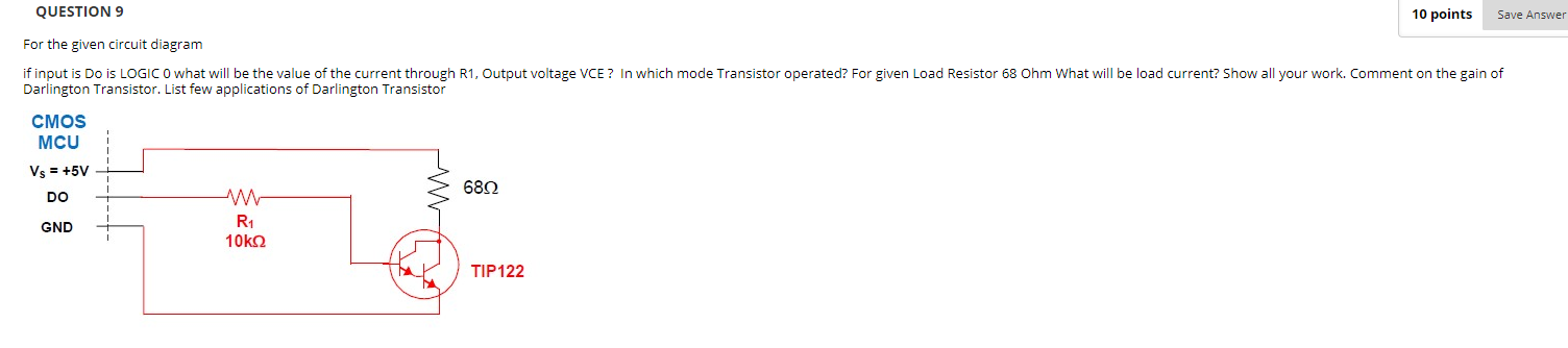 Solved QUESTION 9 10 points Save Answer For the given | Chegg.com
