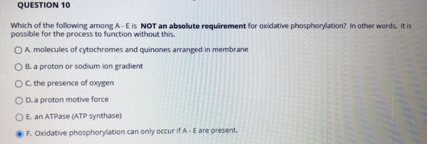 Solved Question 10 Which Of The Following Among A E Is No Chegg Com