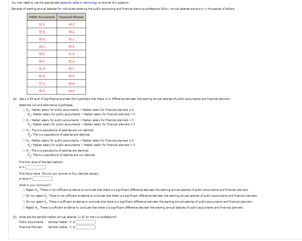 Solved You may need to use the appropriate appendix table or | Chegg.com