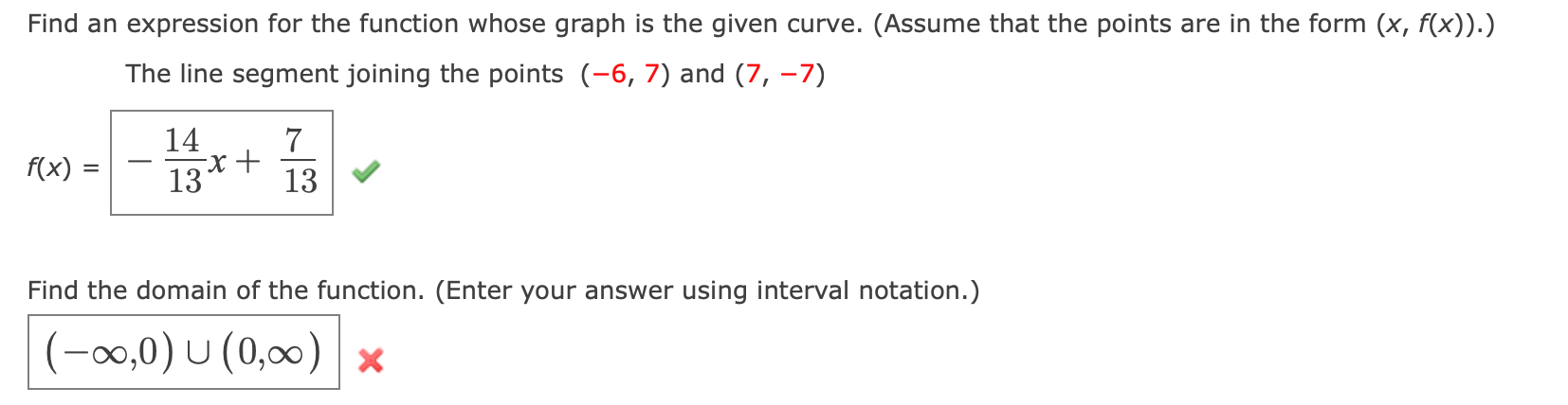 [Solved]: Find an expression for the function whose graph