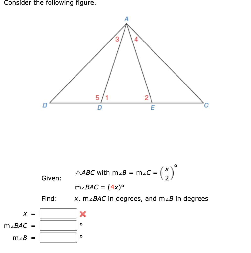 Solved Consider the following figure. Given: ABC with | Chegg.com