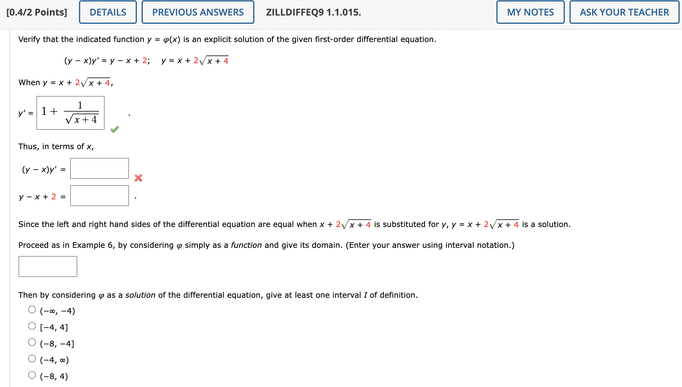 verify-that-the-indicated-function-y-x-is-an-chegg