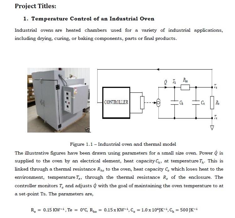 Industrial oven best sale controls