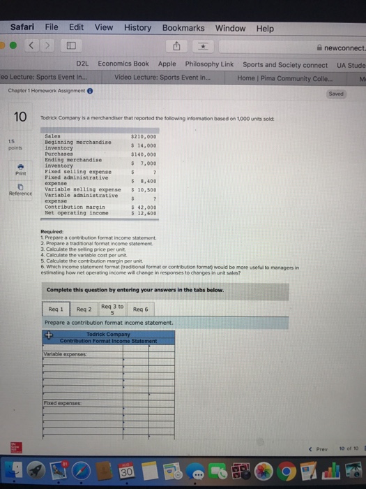 Solved Safari File Edit View History Bookmarks Window Help 天