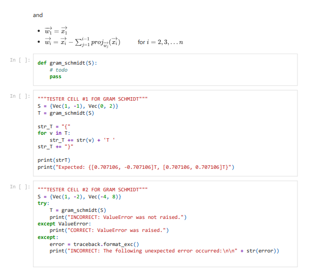 Solved Problem 1 Copy-paste your implemented Matrix and Vec | Chegg.com