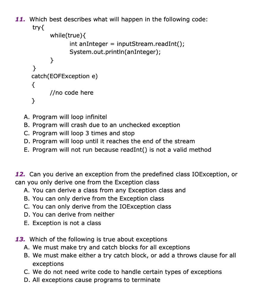 Solved 11. Which best describes what will happen in the | Chegg.com
