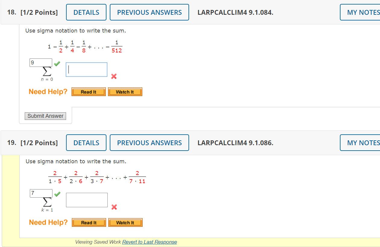 Solved Use sigma notation to write the sum. | Chegg.com