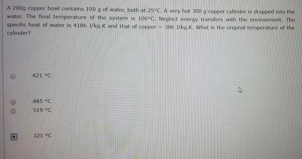 solved-a-200g-copper-bowl-contains-100-g-of-water-both-at-chegg