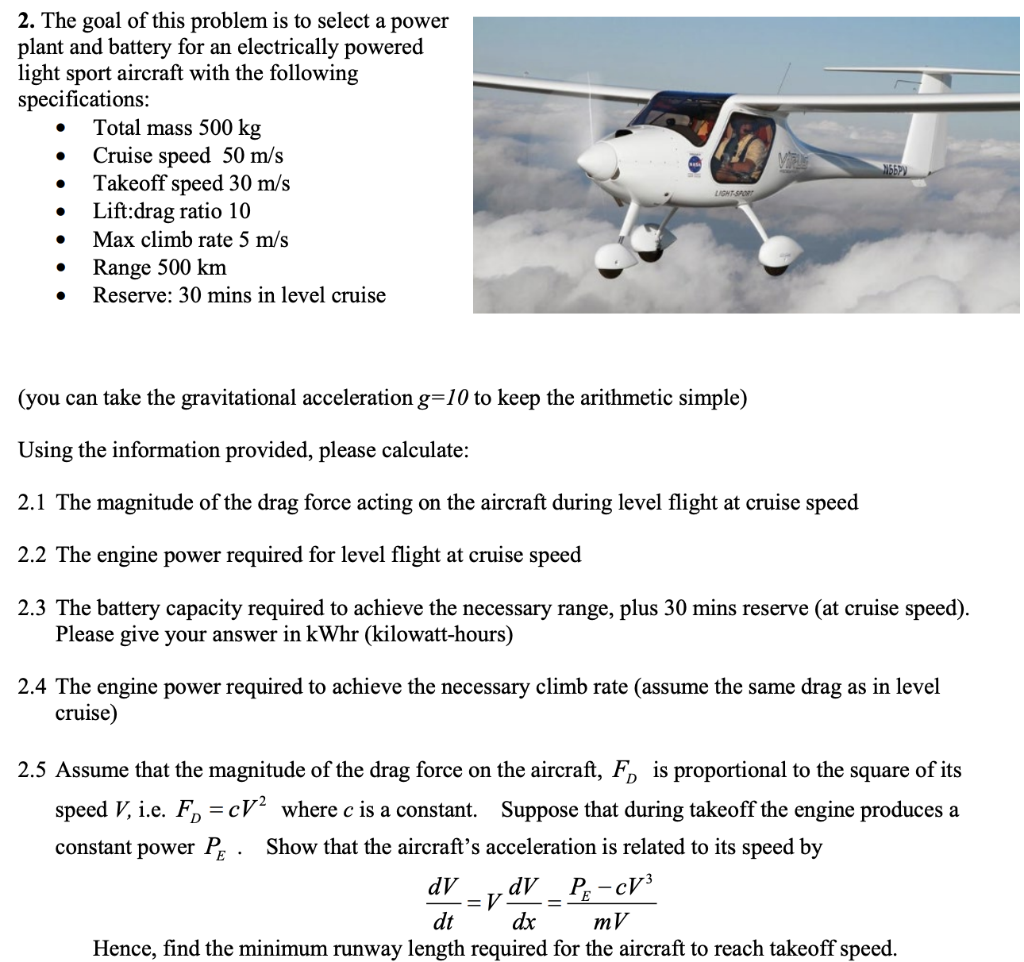 Solved Select and identify your aircraft. Then provide the