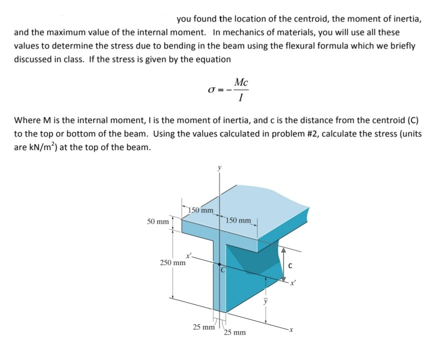 moment of inertia calculator for t beam