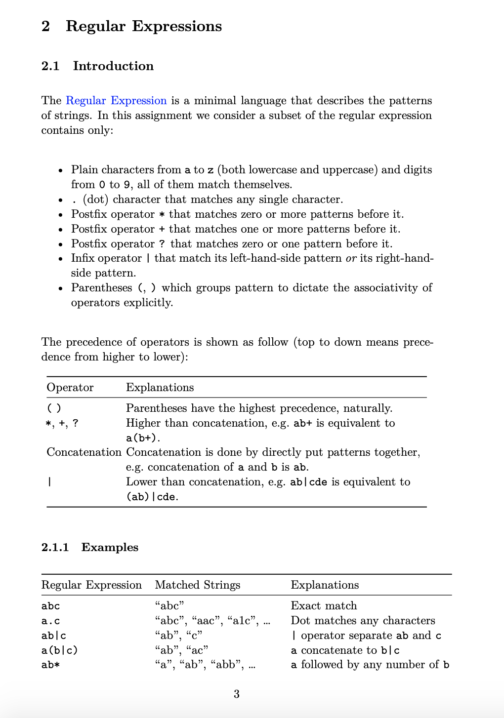 2 Regular Expressions 2.1 Introduction The Regular | Chegg.com