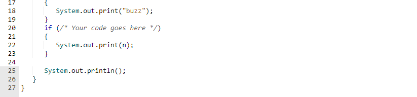 Solved When the provided integer n is divisible by 3 , print | Chegg.com
