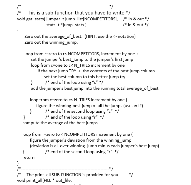 Solved PROBLEM: This program uses structures and pointers It | Chegg.com