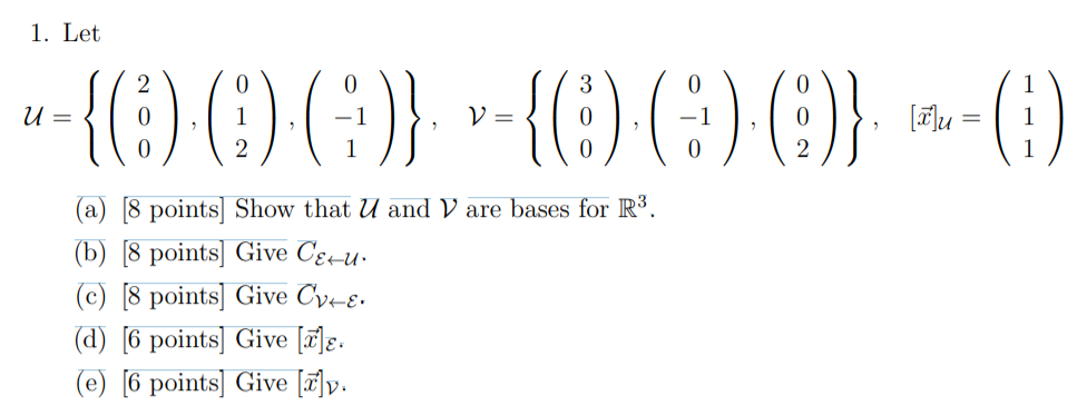 Solved Linear Algebra Help! I understand the part a b and c | Chegg.com