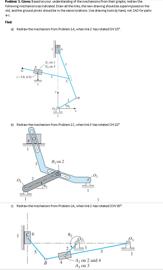 Solved Problem 3. Given: Based onyour understanding of the | Chegg.com