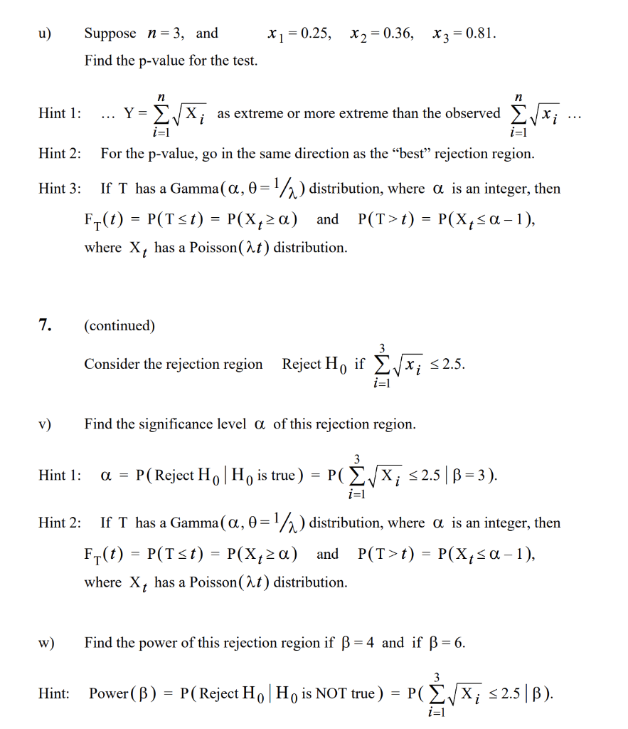 Solved 7 Let Ss 0 And Let X1 X2 Be A Random Sa Chegg Com