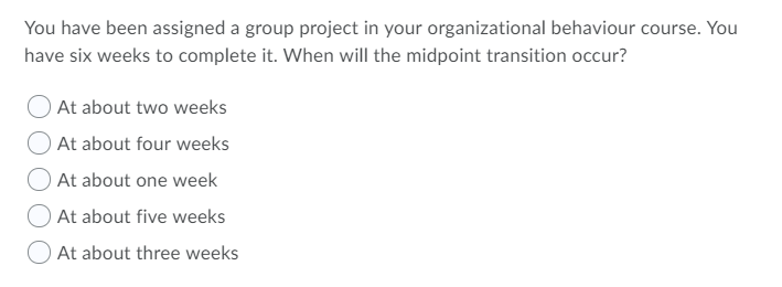 Solved You have been assigned a group project in your | Chegg.com