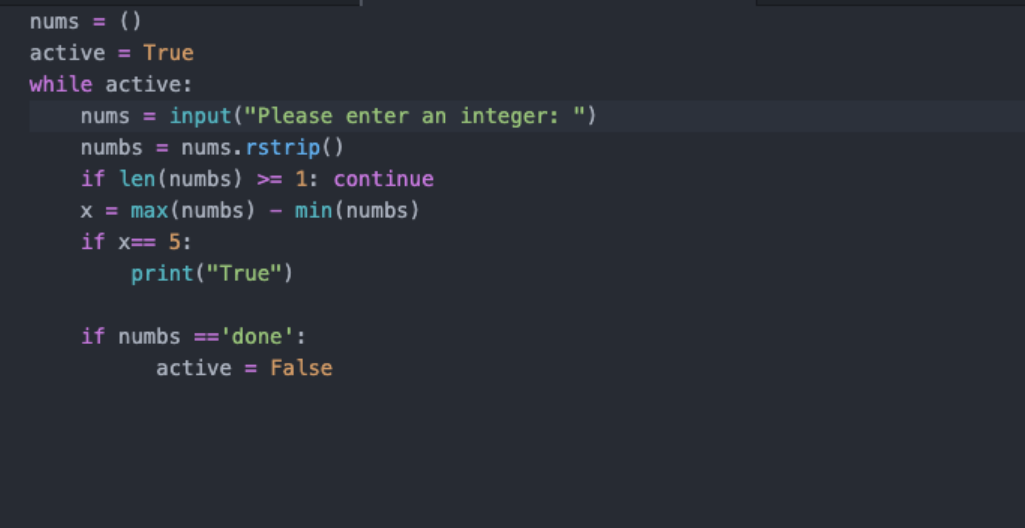 Solved Python: Write a program that prompts the user for a | Chegg.com