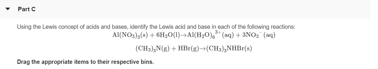 Solved Hello! Using the Lewis concept of acids and bases, | Chegg.com