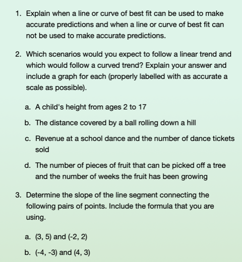 solved-1-explain-when-a-line-or-curve-of-best-fit-can-be-chegg