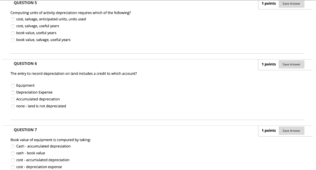 Solved QUESTION 5 1 points Save Answer Computing units of | Chegg.com
