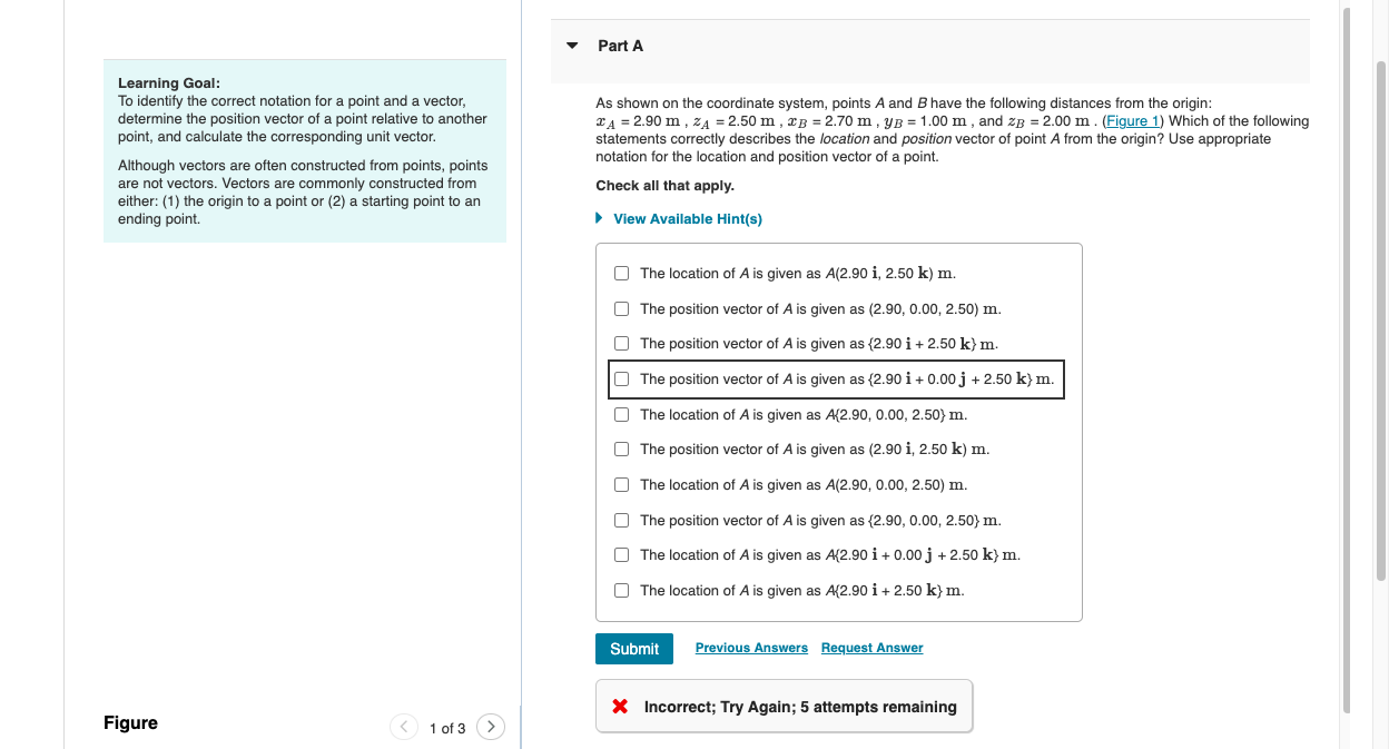 Solved As shown on the coordinate system, points A and B | Chegg.com