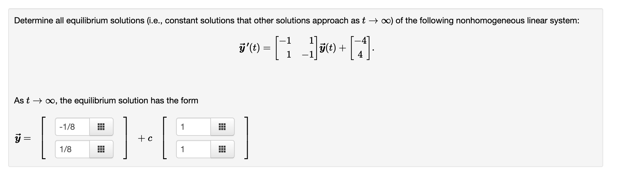 Solved Determine All Equilibrium Solutions (i.e., Constant | Chegg.com