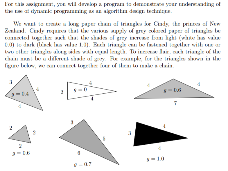 Solved For this assignment, you will develop a program to | Chegg.com
