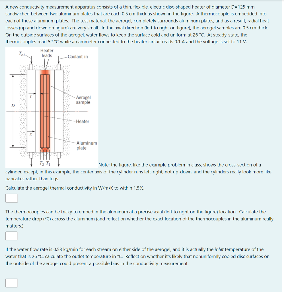 A new conductivity measurement apparatus consists of | Chegg.com