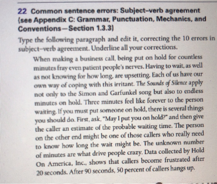 22-common-sentence-errors-subject-verb-agreement-chegg