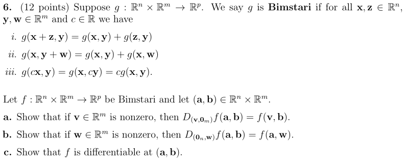 Rp We Say G Is Bimstari If For All X Z Er 6 Chegg Com