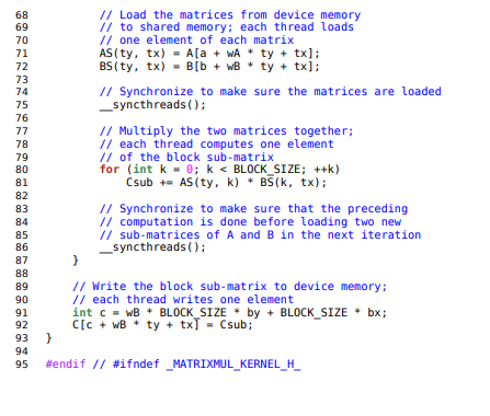Solved Matrix Multiplication using CUDA and implementation | Chegg.com