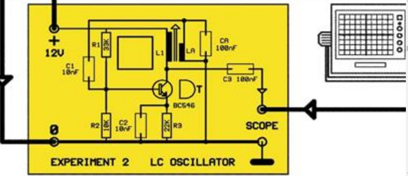 Solved 2.LC OSCILLATOR Assemble and make the circuit