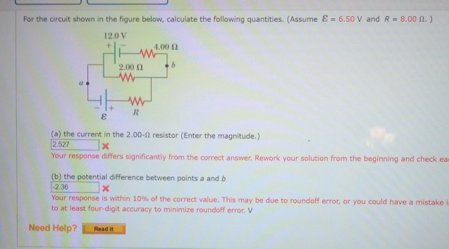 Solved For The Circuit Shown In The Figure Below, Calculate | Chegg.com