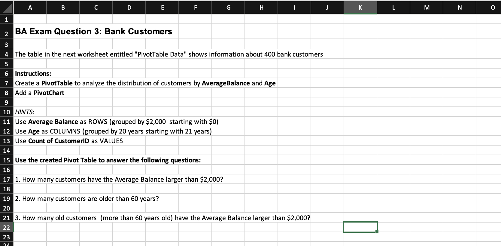 Solved List step by step on how to fill out on excel | Chegg.com