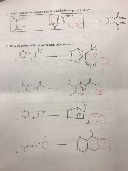 Solved Which Diene And Dienophile Is Needed To Synthesize 6152