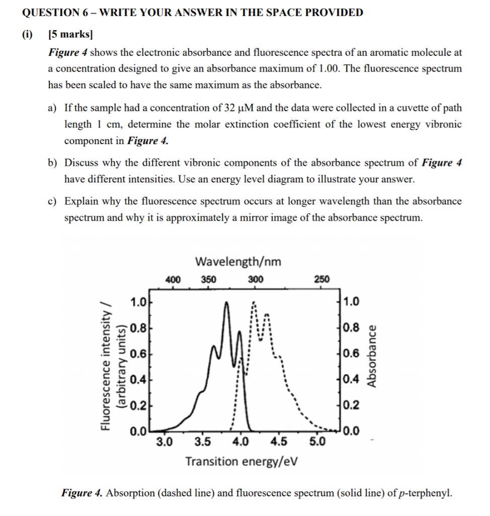 Solved Question 6 Write Your Answer In The Space Provided Chegg Com