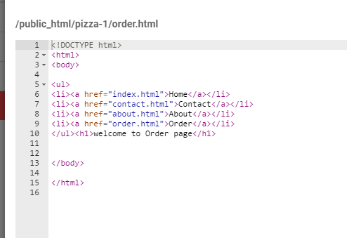 Solved Basic Content Part 1 - Order Form Below are all of | Chegg.com