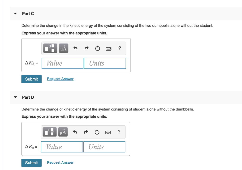 Solved Part A A student sitting on a chair on a circular | Chegg.com