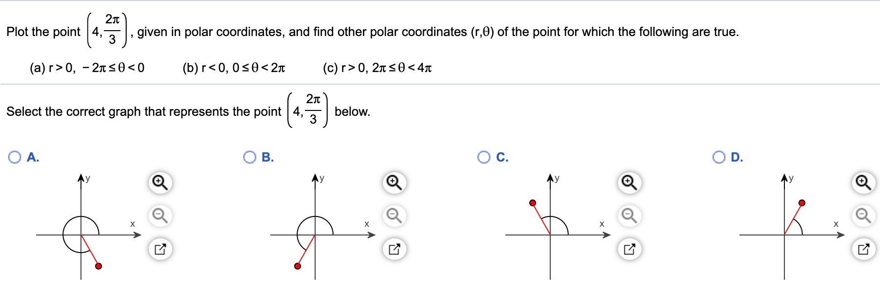 Solved Plot the point given in polar coordinates. 31 (-3, 4 | Chegg.com
