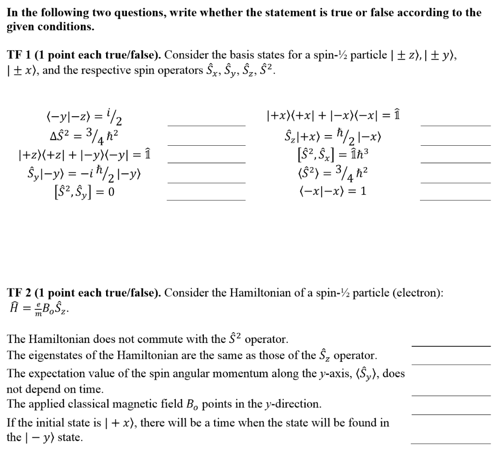 In The Following Two Questions Write Whether The Chegg Com