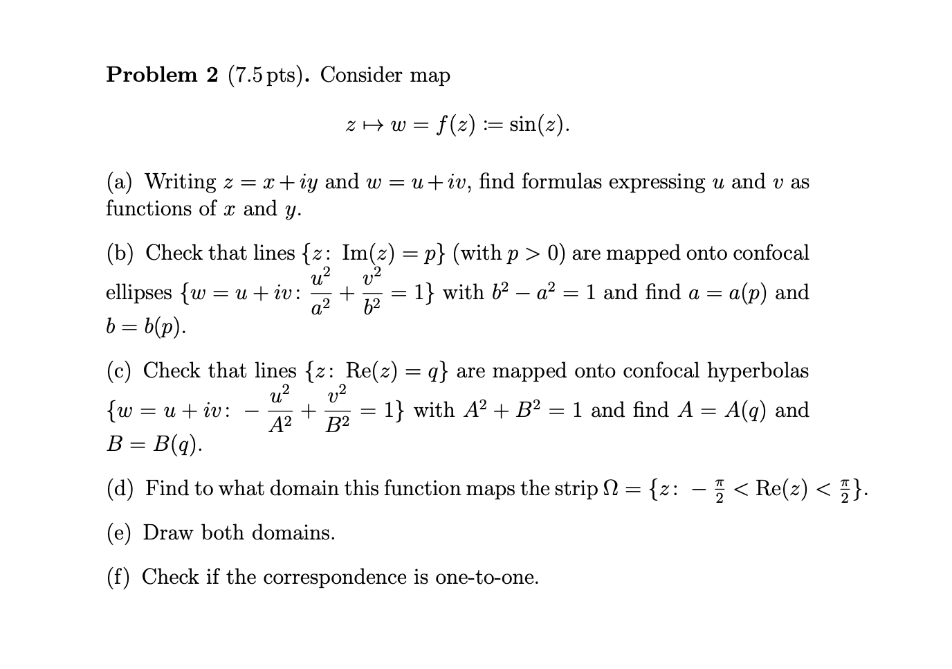 Solved Problem 2 7 5 Pts Consider Map Zh W F Z S Chegg Com