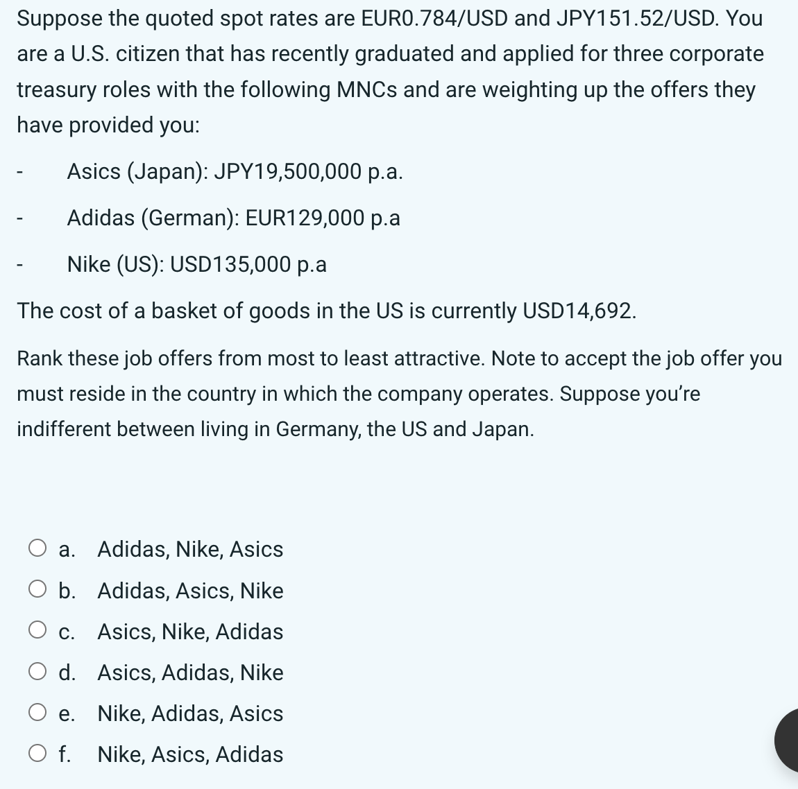 Adidas discount job offer