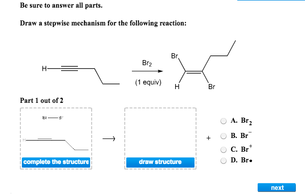 Solved Be Sure To Answer All Parts. Draw A Stepwise | Chegg.com