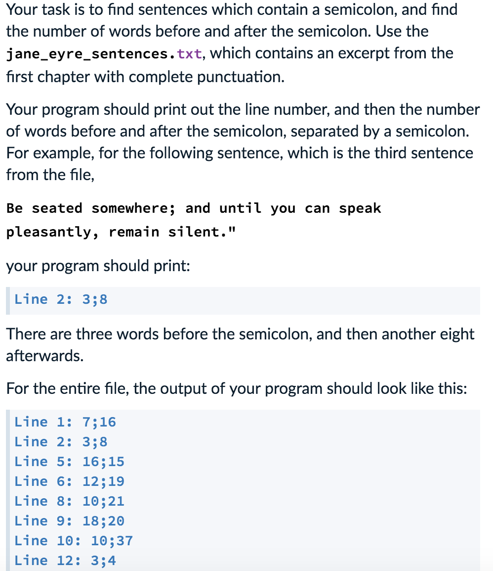 Solved Language will be in python jane_eyre_sentences.txt | Chegg.com