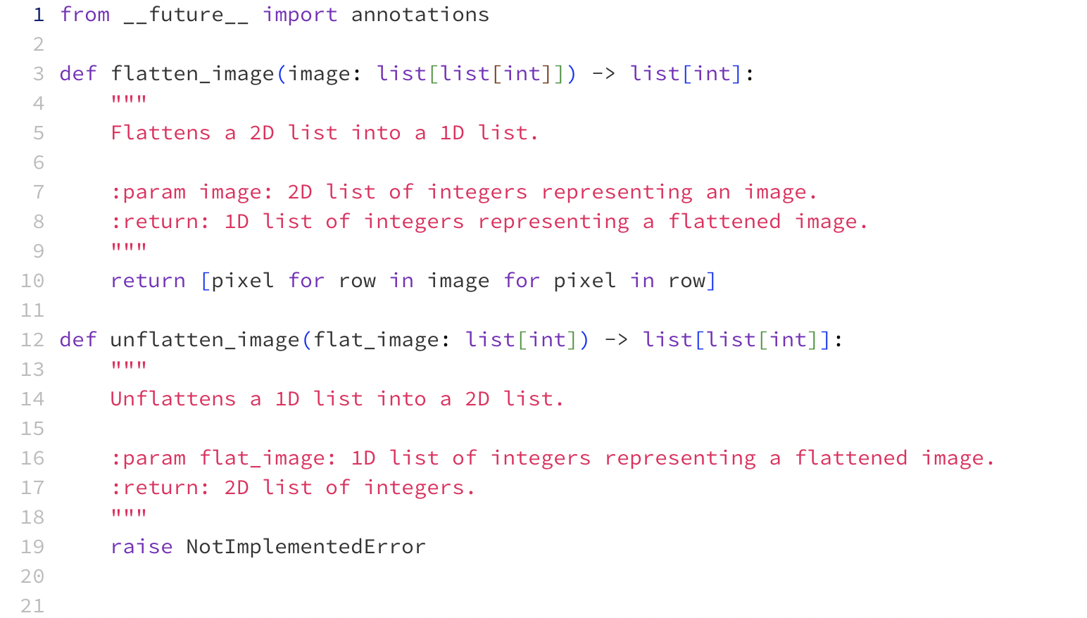 Solved The images we are working with are represented by a | Chegg.com
