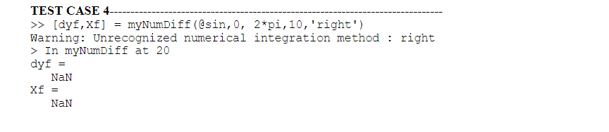 Solved Problem 1: Write a Numerical Differentiation Function | Chegg.com