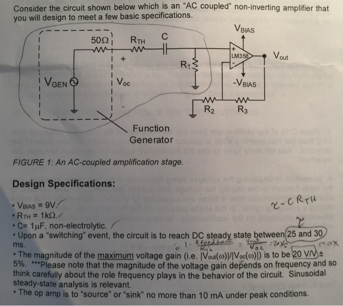 Solved Consider the circuit shown below which is an "AC | Chegg.com