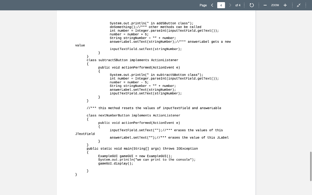 Written in JAVA part 1: (10 points) With the | Chegg.com